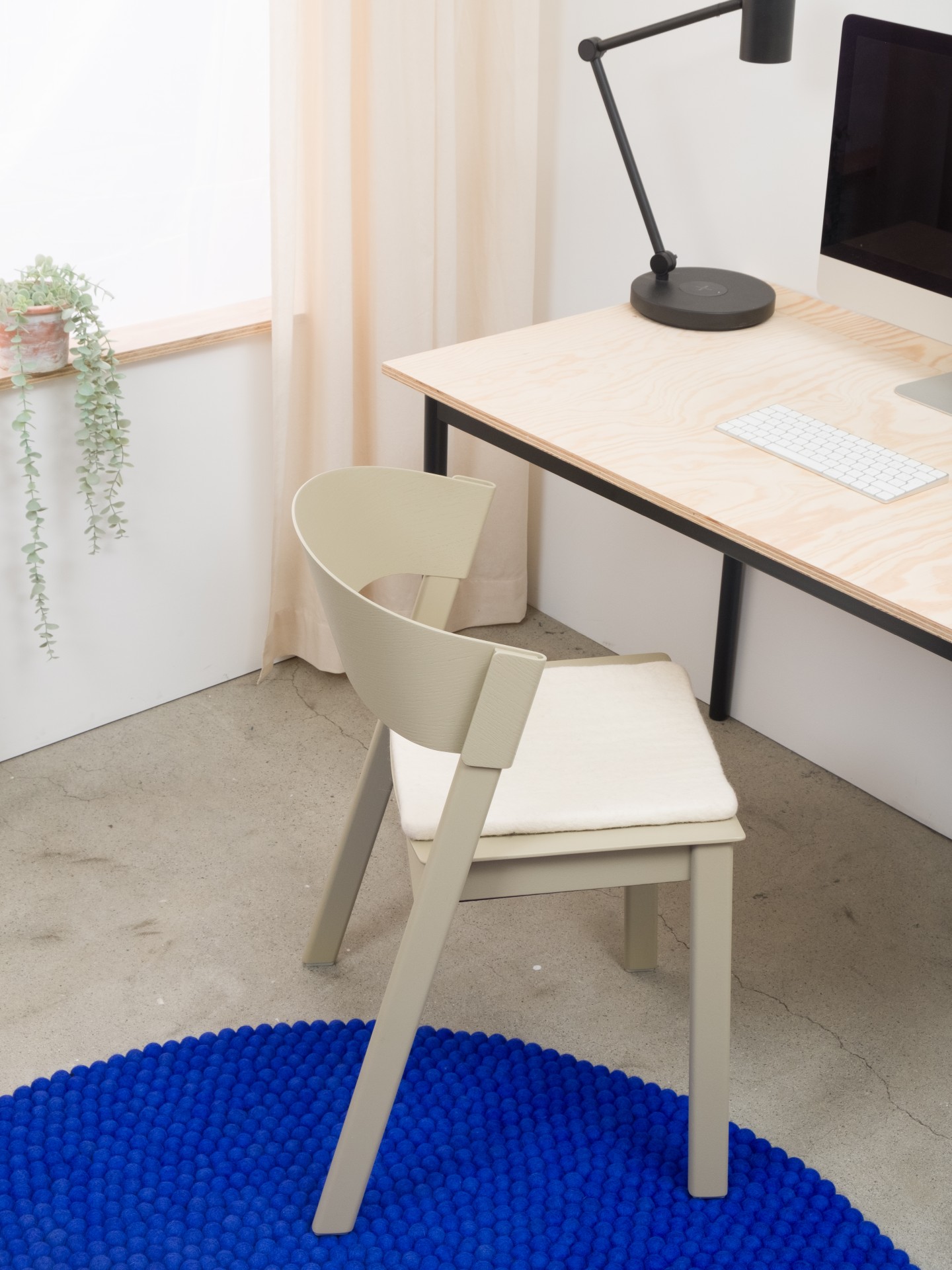 myfelt Linea - Flache Sitzauflage quadratisch