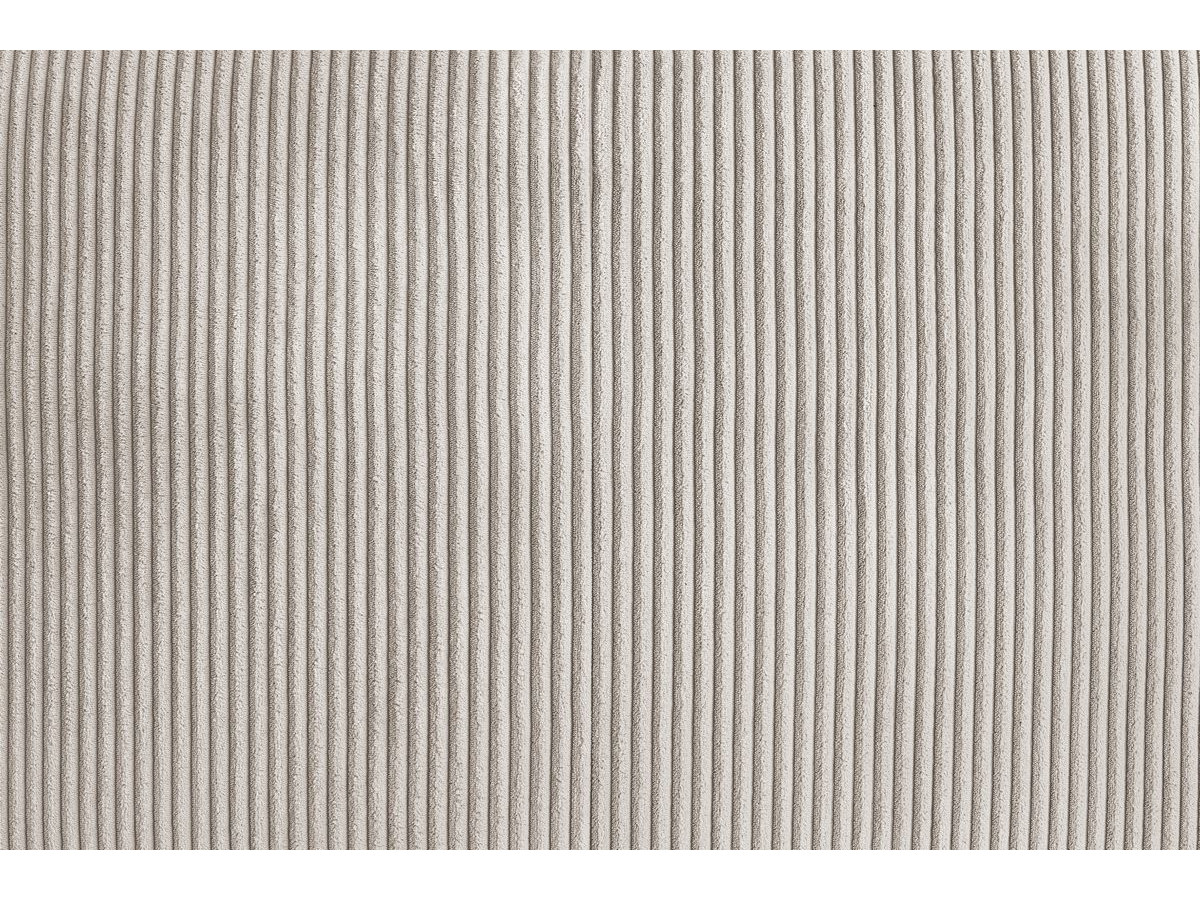Bobochic Voltaire Ecksofa 322 × 268 cm Cordsamt Beige Ecke rechts