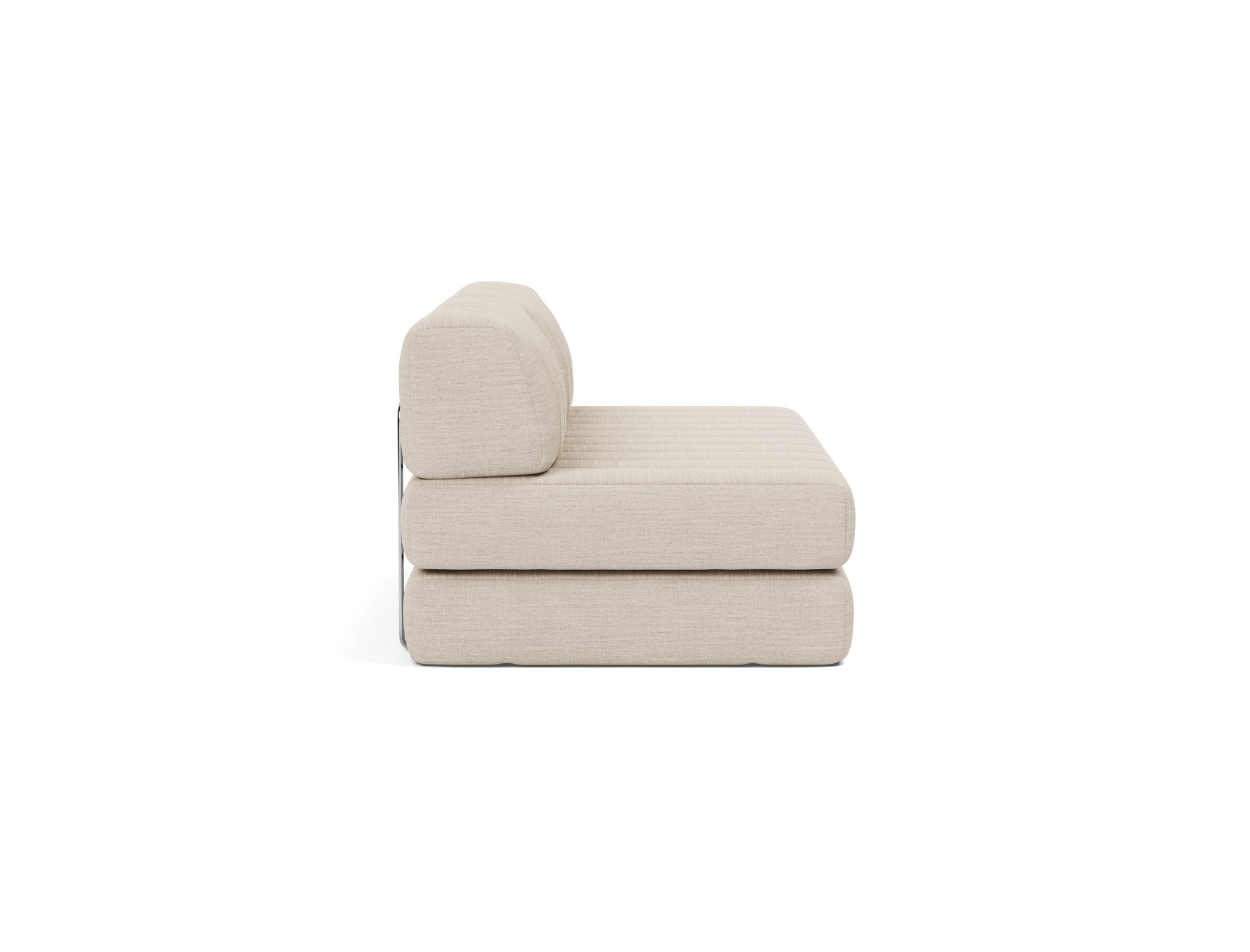 Schlafsofa CozyPad Webstoff Blida 612-Sand-Grey