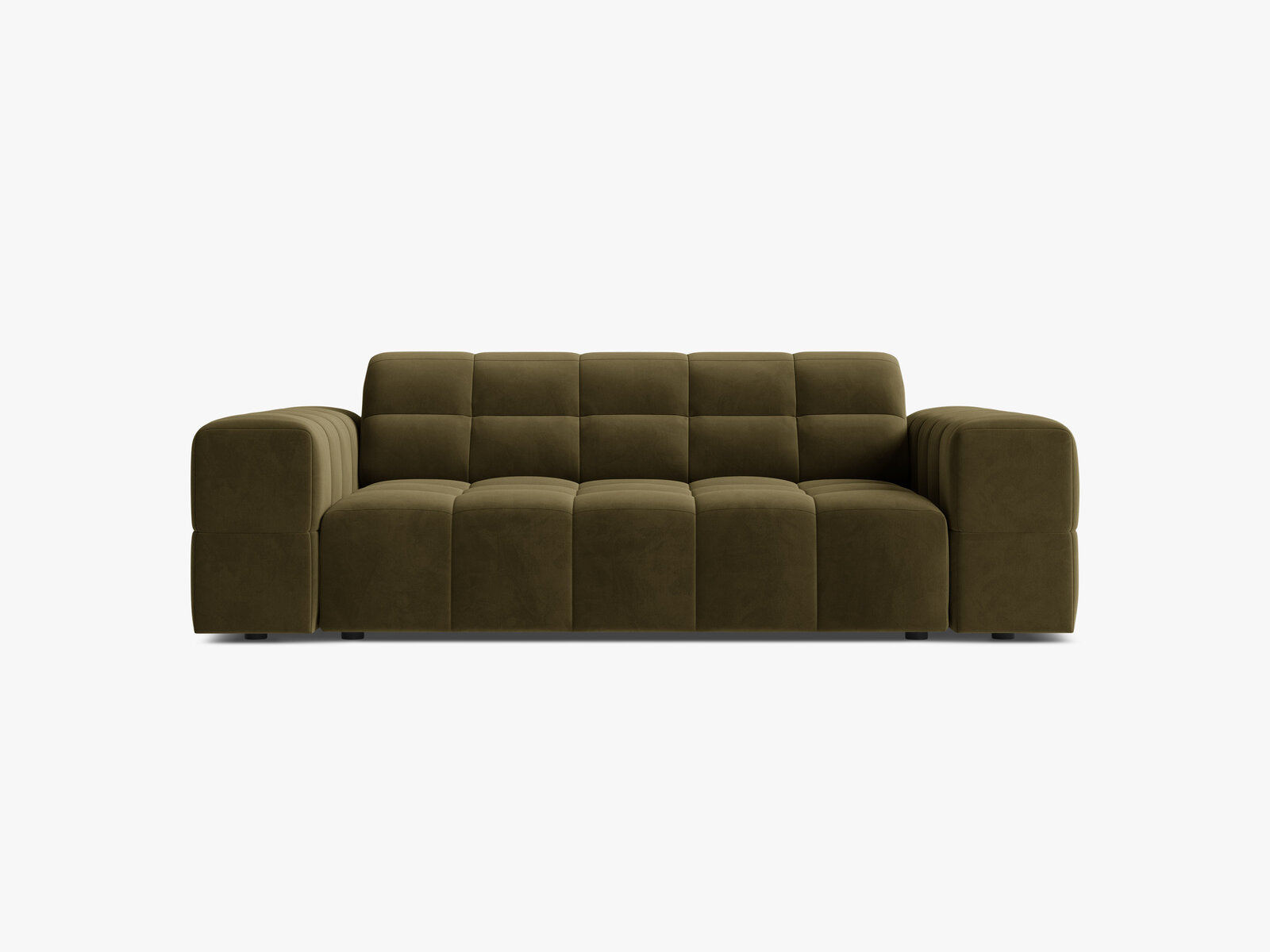 Micadoni Jennifer Sofa 2-Sitzer Samt Bluvel Grün