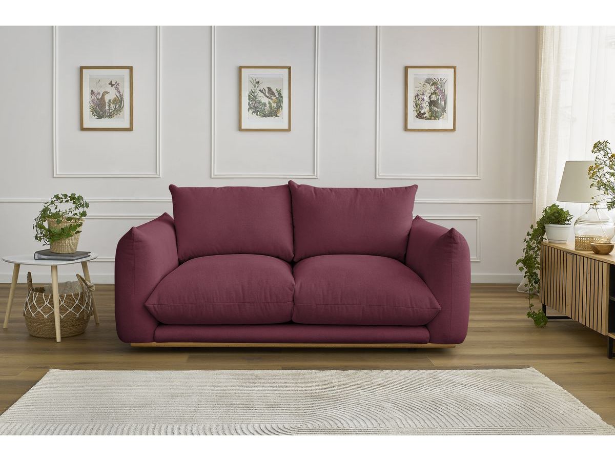 Bobochic Ernest Sofa 2-Sitzer Stoff Rot