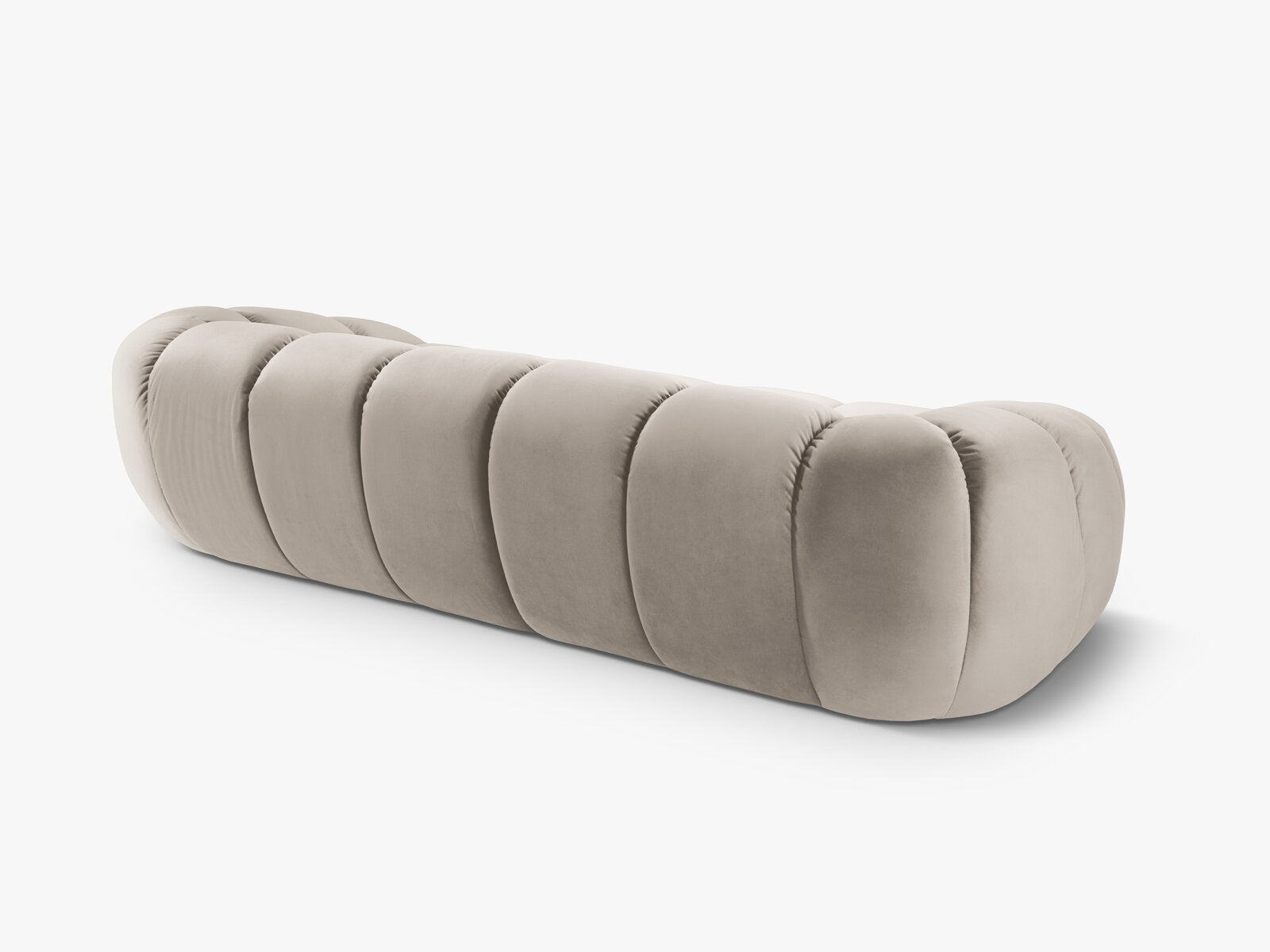 Micadoni Sofa Diana 4-Sitzer Samt Beige