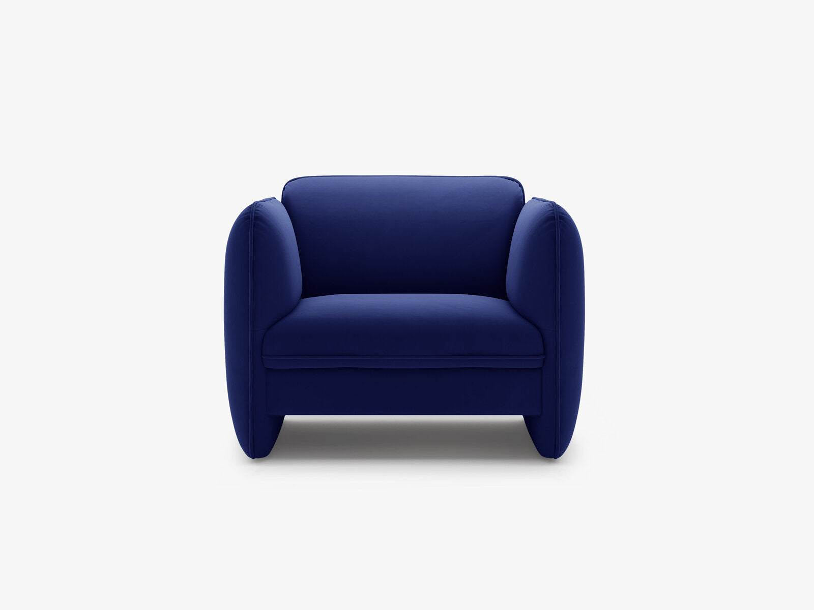 Micadoni Georgia Armsessel Samt Magic Velvet Kobalt