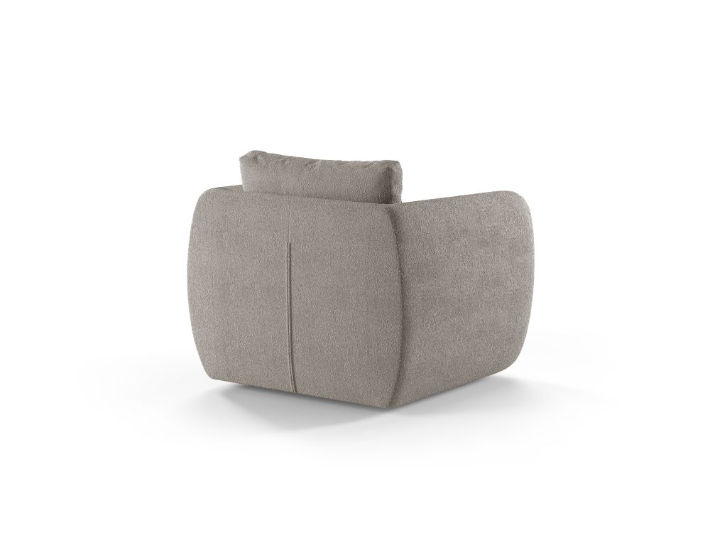 Cosmopolitan Design Sessel Nimes Boucle Baloo Grau