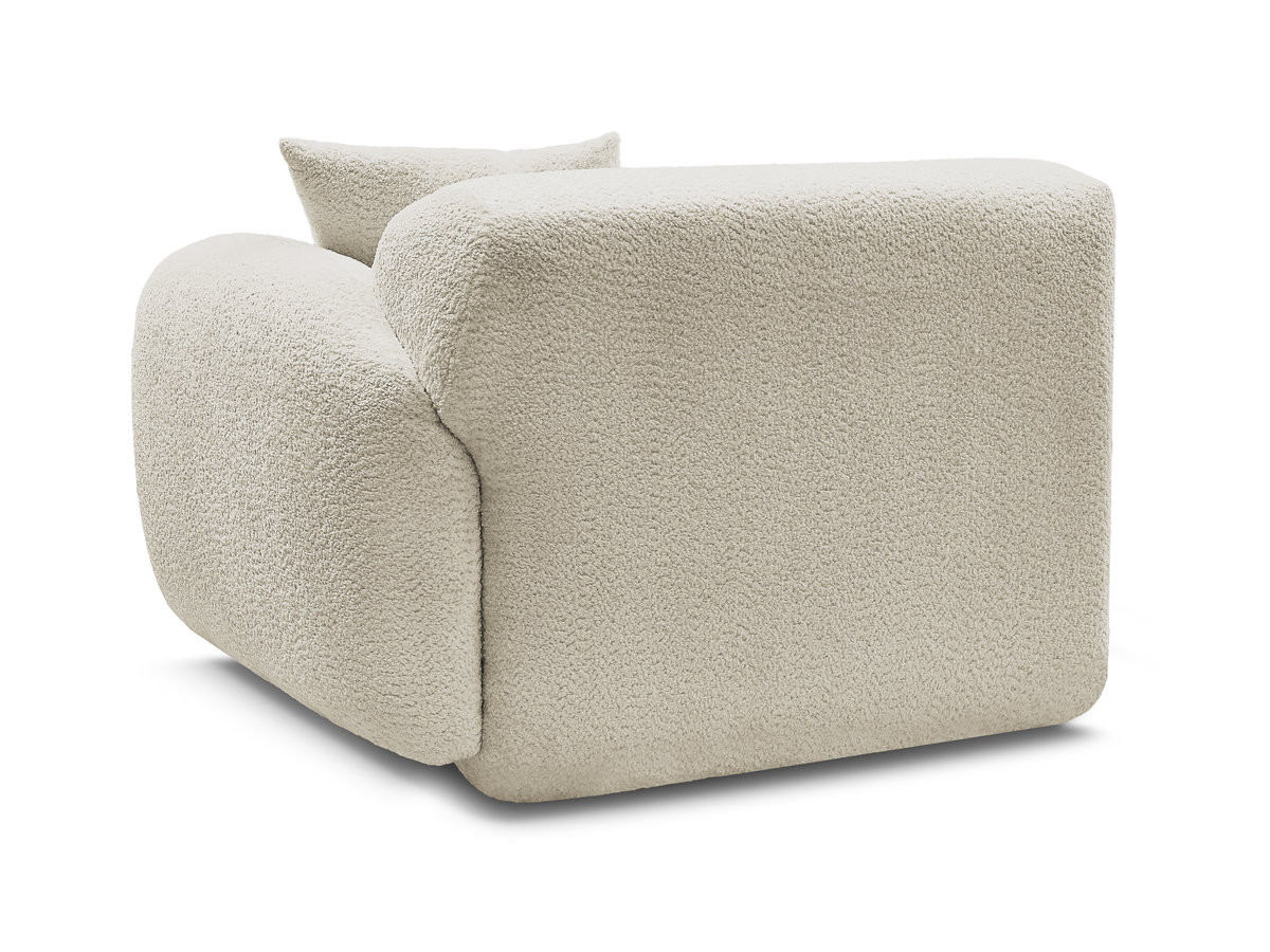 Bobochic Anda Sofamodul 1-Sitzer 104 × 103 cm Chenille Beige Ecke rechts