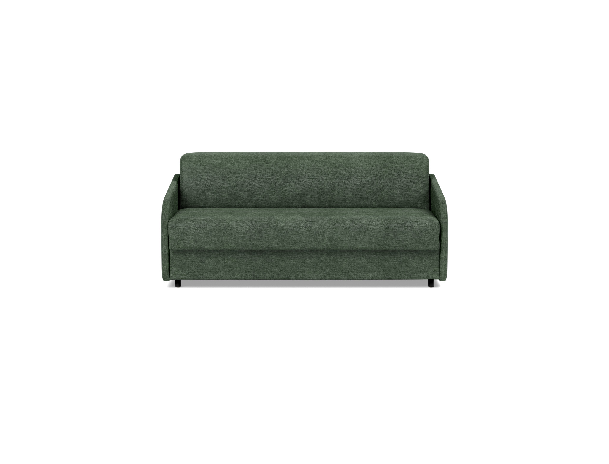 Schlafsofa Eivor mit Memory-Matratze 140 Flachgewebe Avella 281-Pine-Green