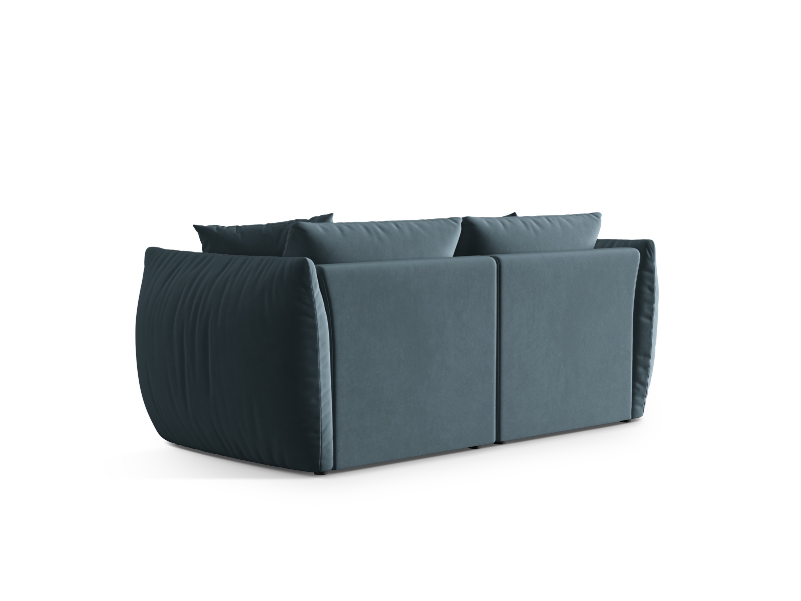 Micadoni Sofa Chris 3-Sitzer Samt Pastellblau