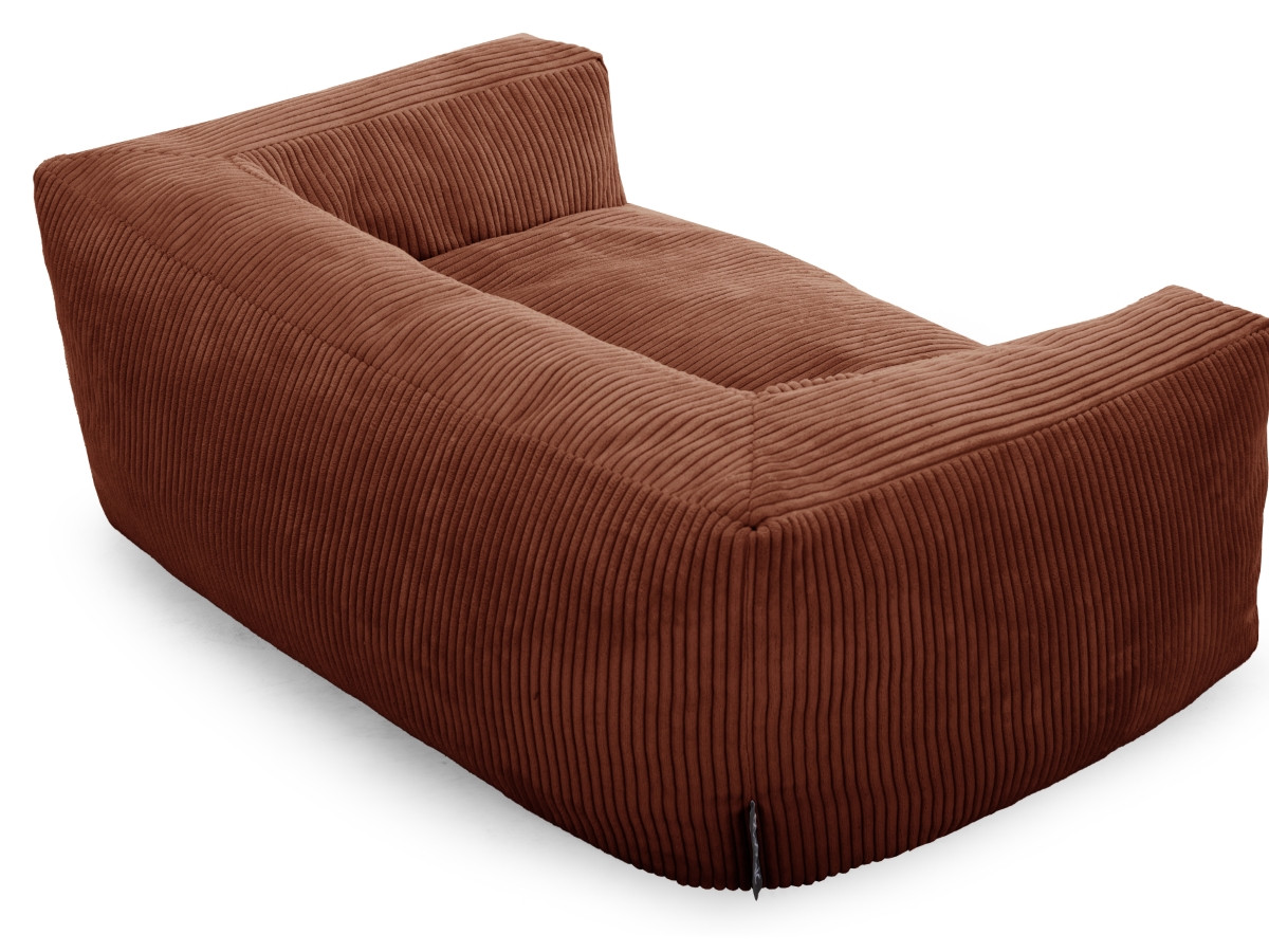 Bobochic Salto Hundekorb Cordsamt Orange, Größe XXL (140 cm)
