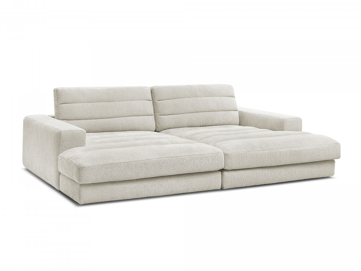 Bobochic Sierra Sofa 4-Sitzer Strukturstoff Beige