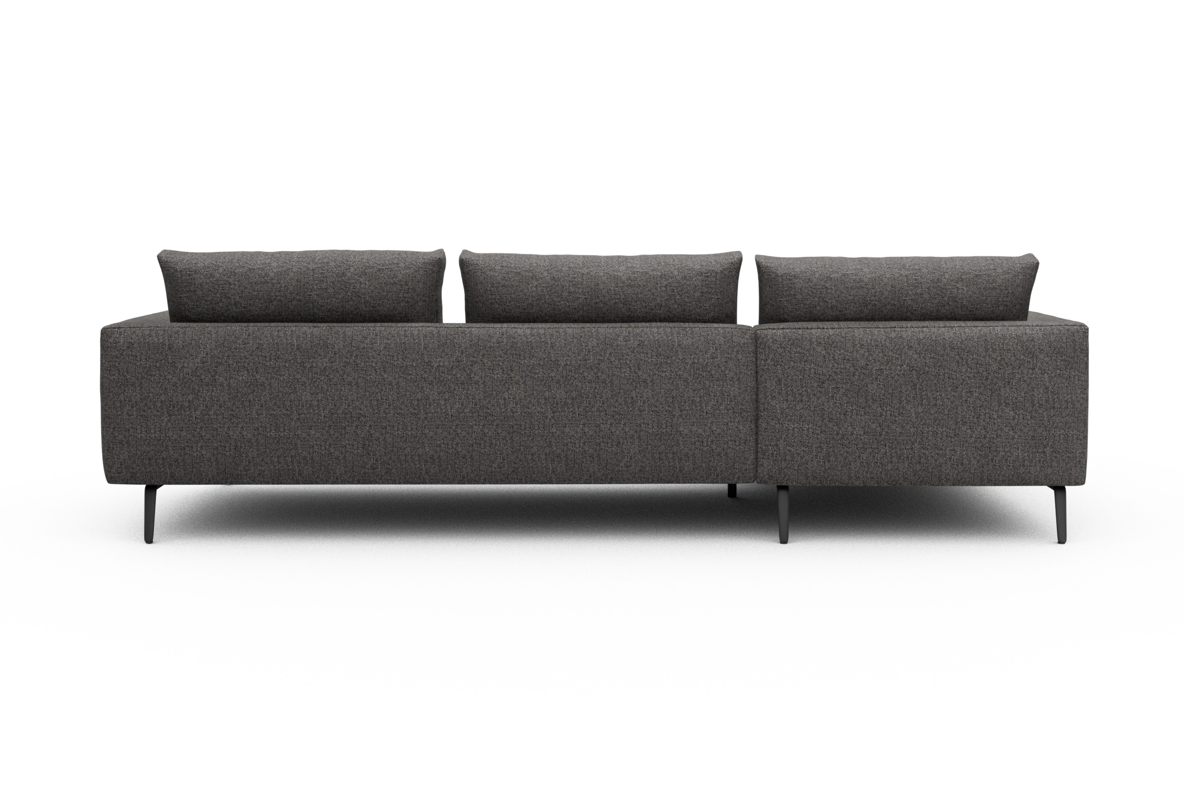 Ecksofa Karl Chaiselongue links mit 2,5-Sitzer Carreno-Salt-and-Pepper