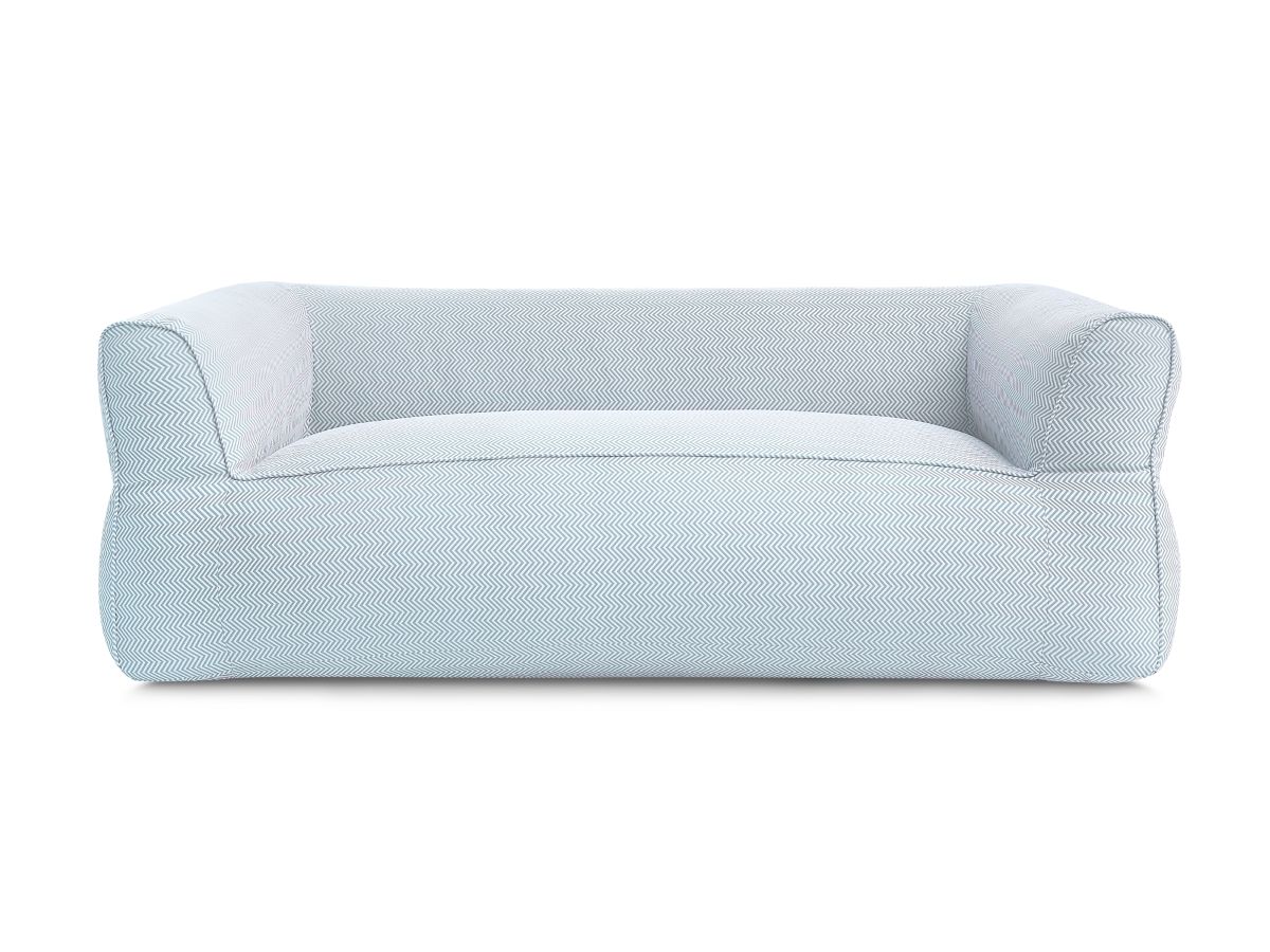 Bobochic Nour Gartensofa 3-Sitzer Stoff Hellblau