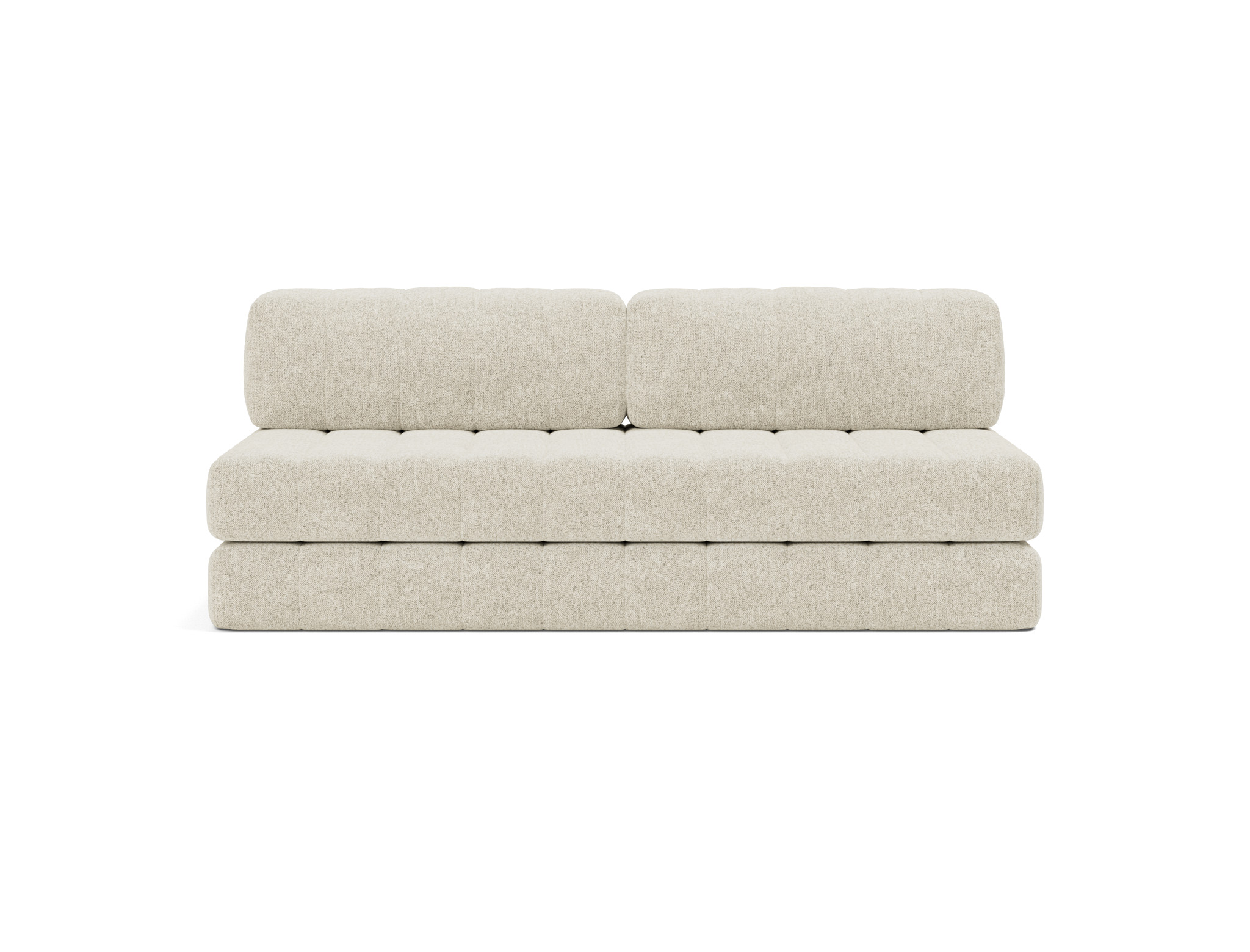 Schlafsofa CozyPad Strukturierter Stoff Taura 357-Off-White