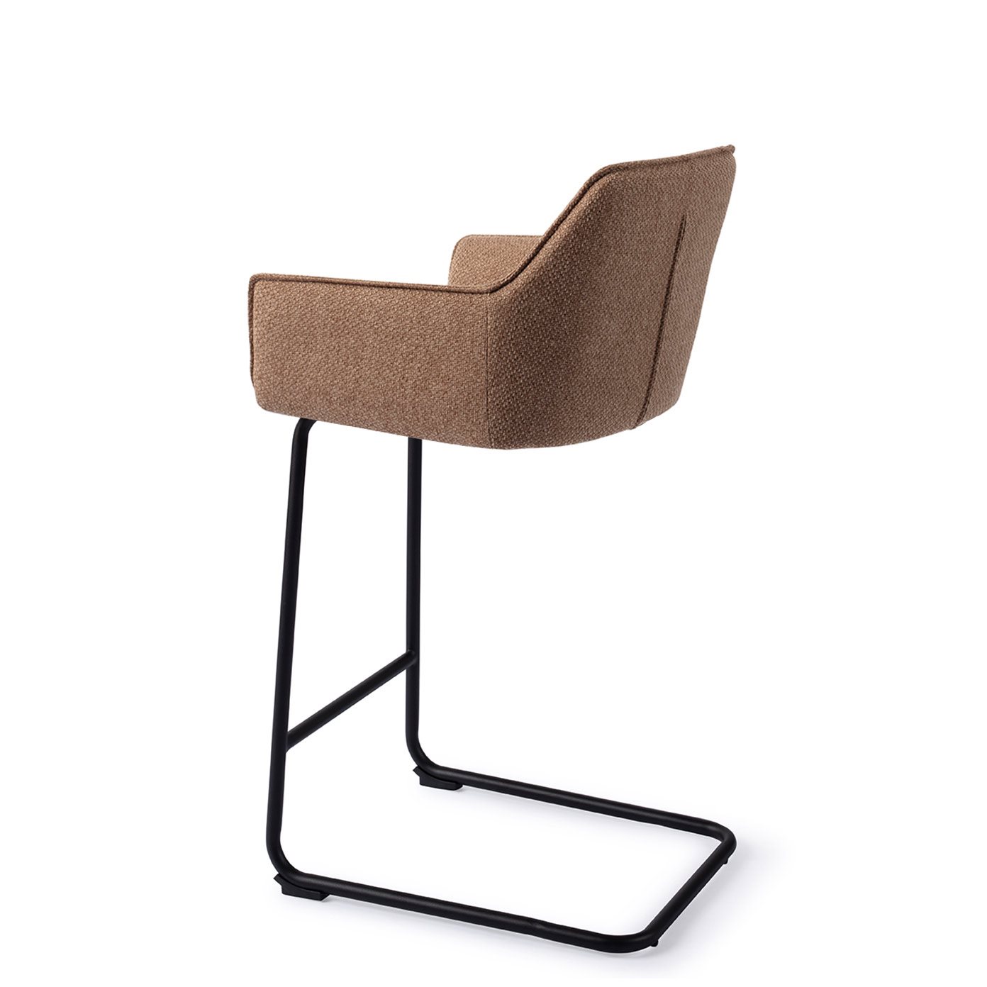 Jesper Home Barhocker Hofu French-Toast Arch Schwarz Barhöhe (75cm)