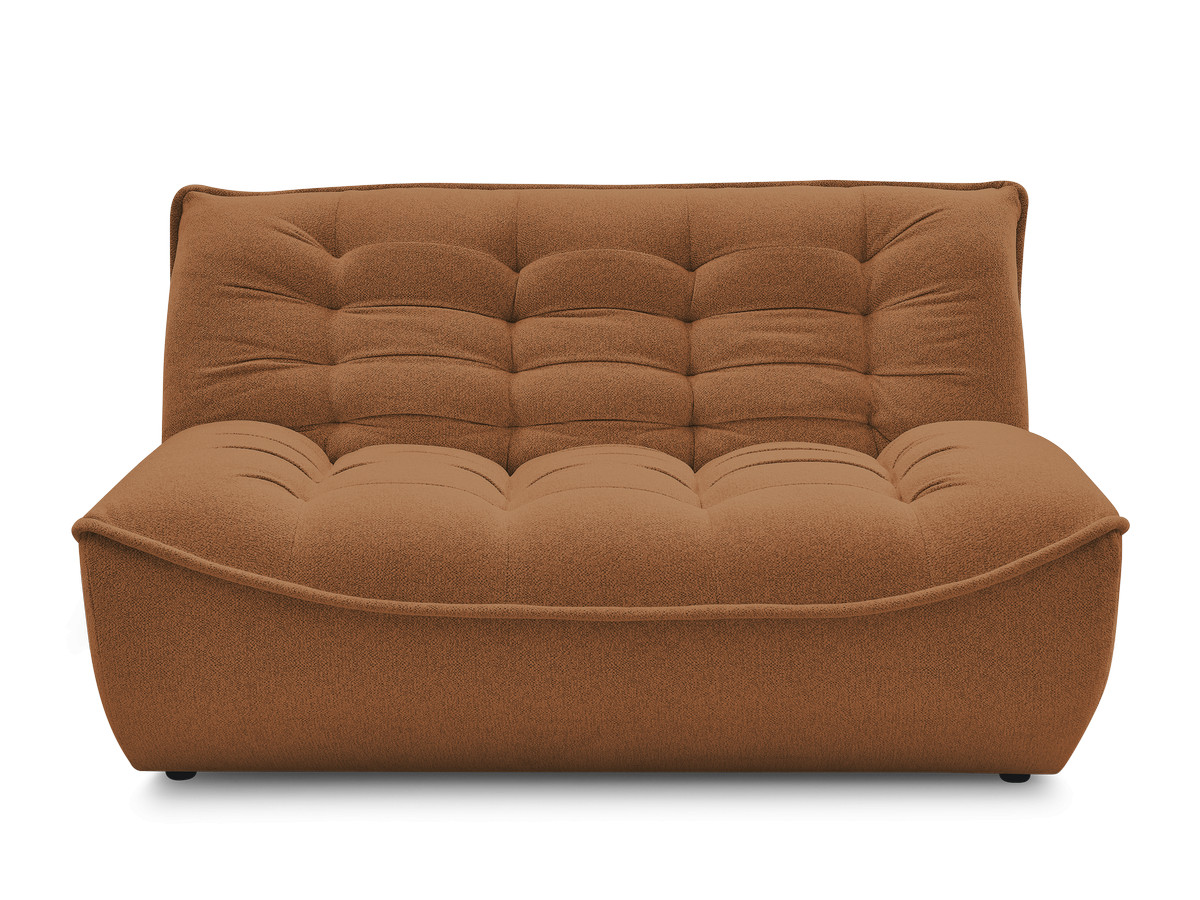 Bobochic Serena Sofamodul 2-Sitzer Melange-Stoff Orange