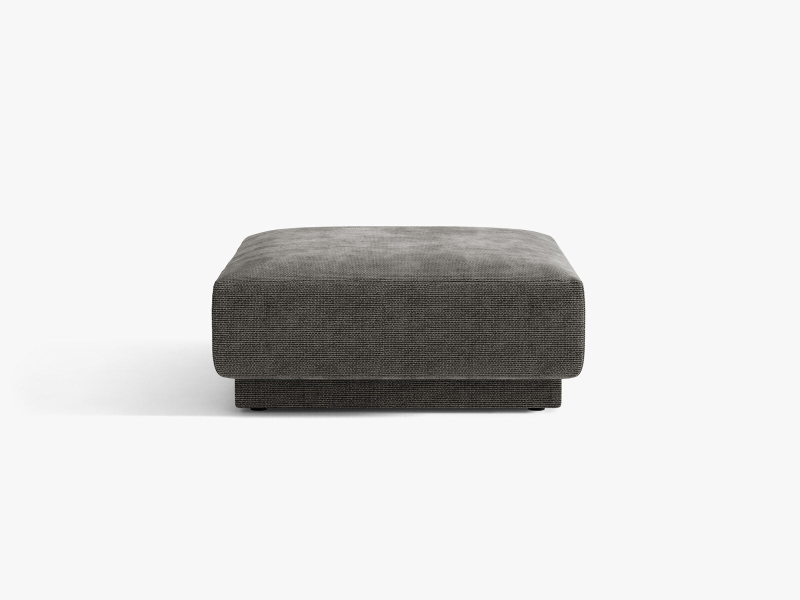 Micadoni Hocker Miley 1-Sitzer Chenille Haga Grau