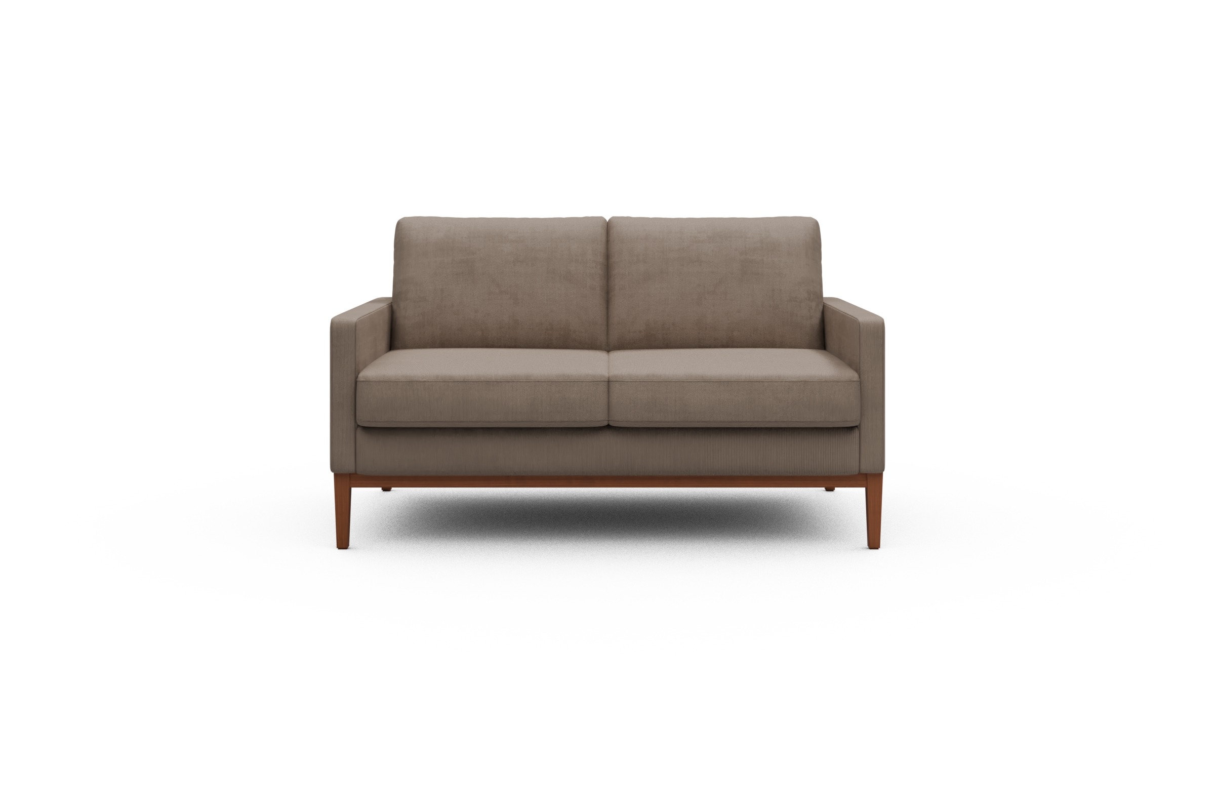 Skandi Home Sofa Bodo 2-Sitzer Cordufine-Beige moebelfaktor