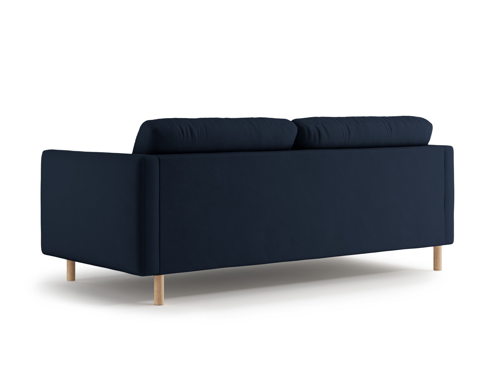 Micadoni Sofa Eden 3-Sitzer Samt Dunkelblau