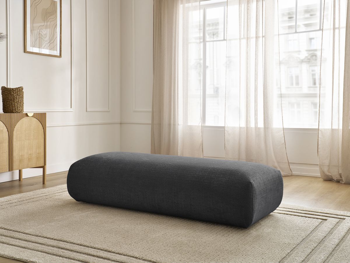 Bobochic Sirius Sofa Strukturstoff Schwarz