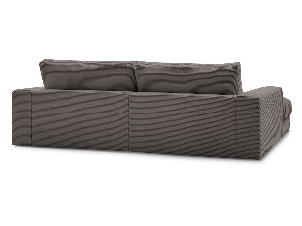 Bobochic Leonard Sofa 4-Sitzer 234 × 159 cm Cordsamt Braun