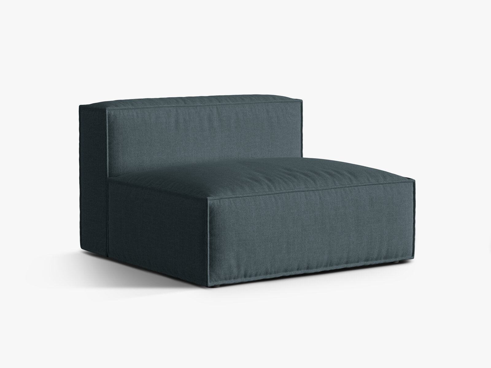 Micadoni Modul Nuria 2-Sitzer Strukturierter Stoff Liberty Dunkel Petrol