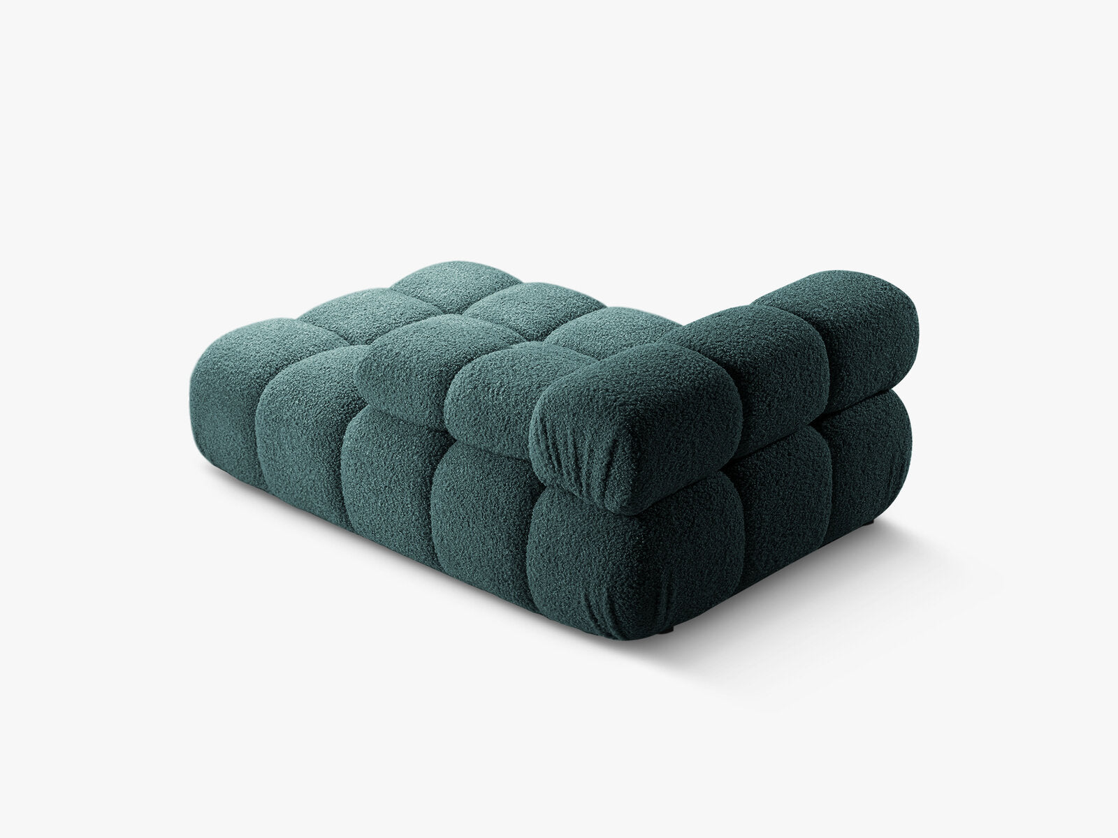 Micadoni Recamiere Bellis Rechts Boucle Rolf Petrol