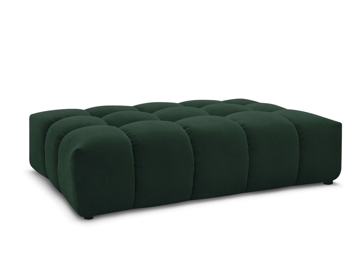 Bobochic Everest Pouf 166 × 100 cm Strukturstoff Grün