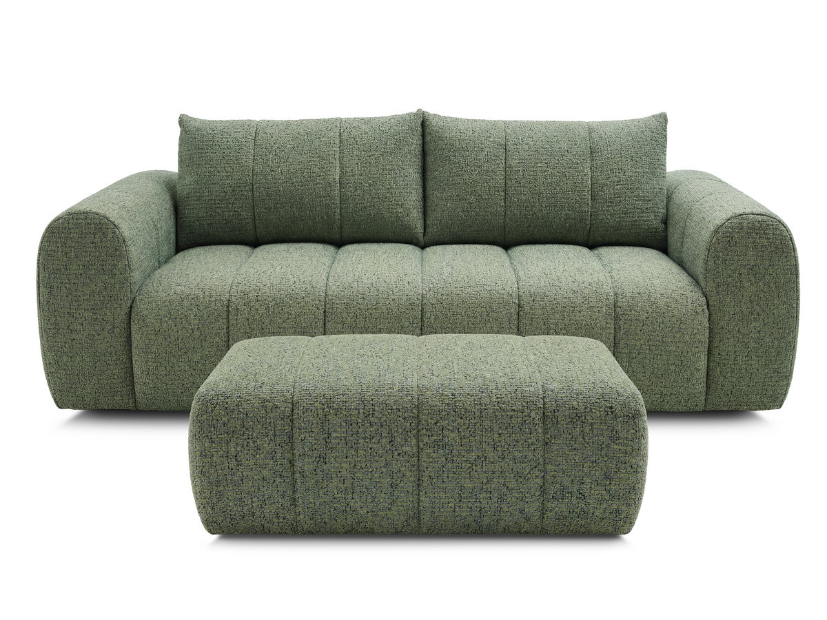 Bobochic Nesty Sofa 3-Sitzer mit Pouf