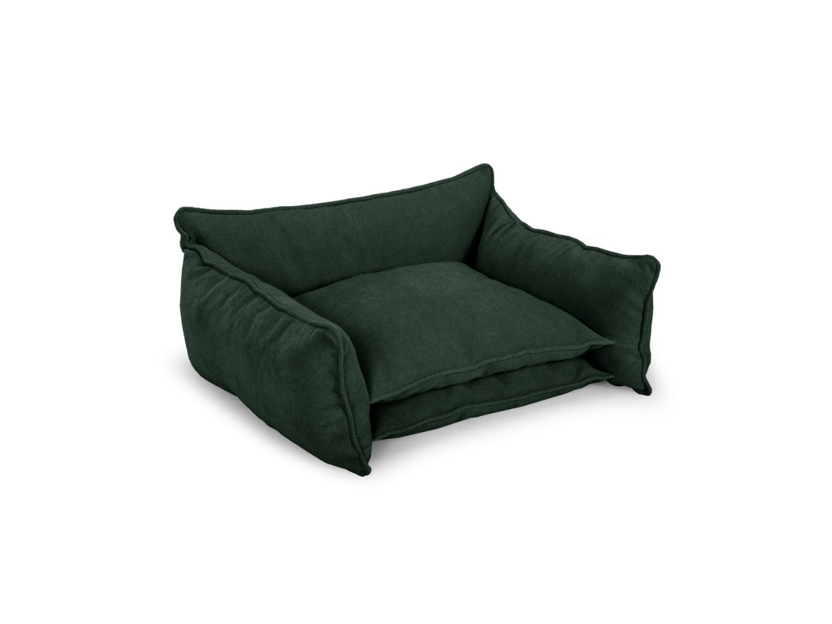 Bobochic Pluto Hundekorb Strukturstoff Grün, Größe M (65 cm)