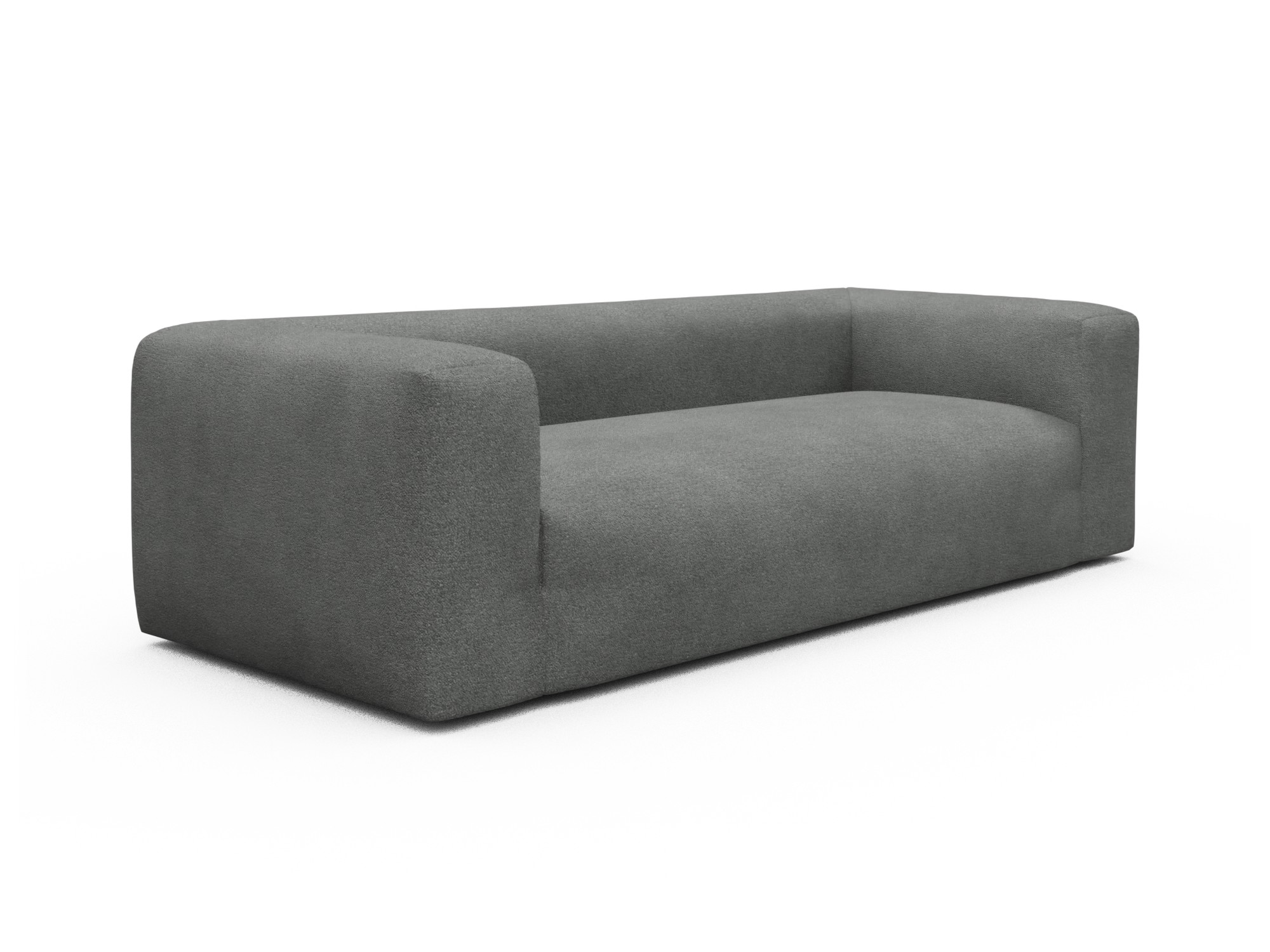 Skandi Home Sofa Fred 3-Sitzer Boucle-Ash-Grey moebelfaktor