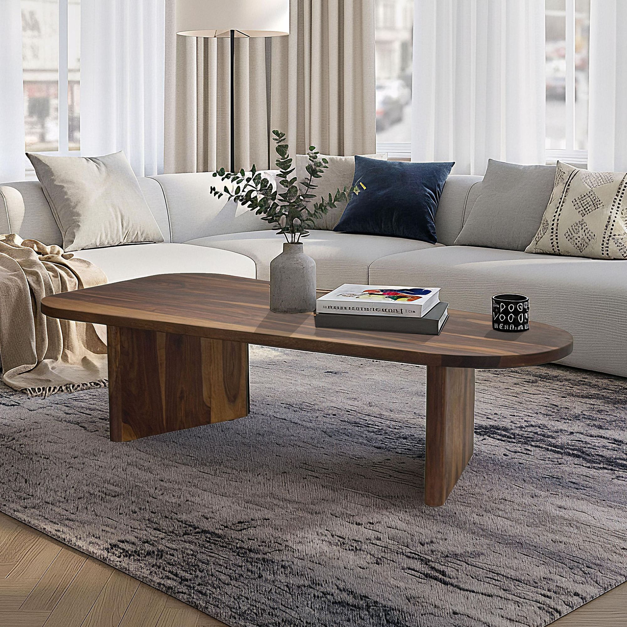 Couchtisch Nordeide Sheesham Massivholz 120 × 60 × 32 cm