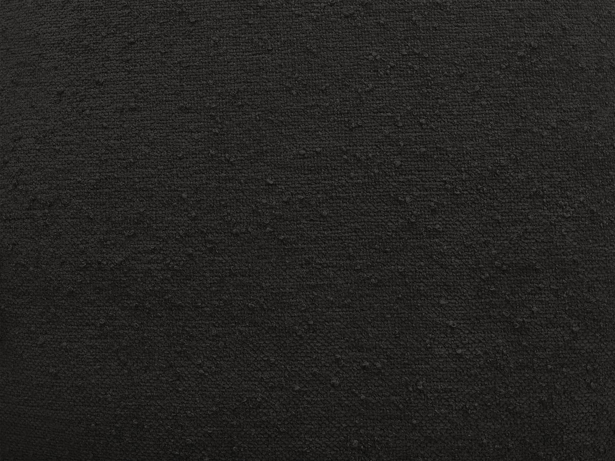 Bobochic Everest Ecksofa, 10 Kissen Strukturstoff Schwarz Ecke rechts