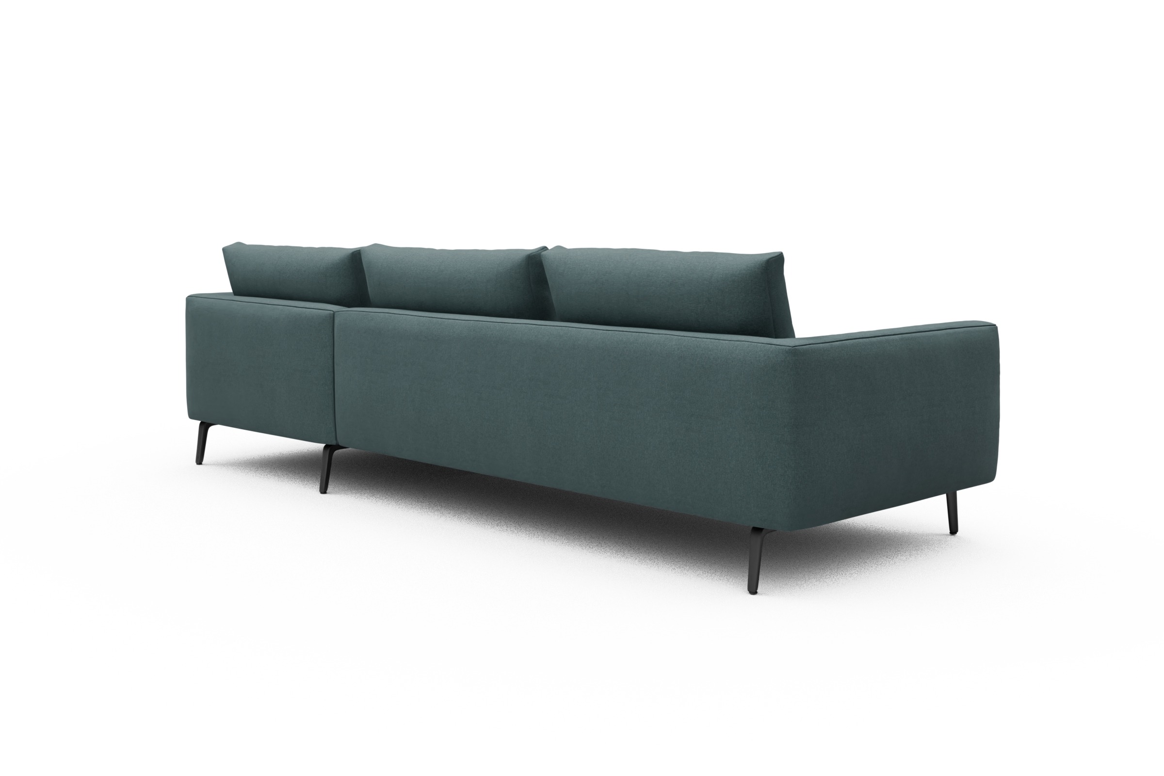 Ecksofa Karl Chaiselongue rechts mit 2,5-Sitzer Satya-Niagara