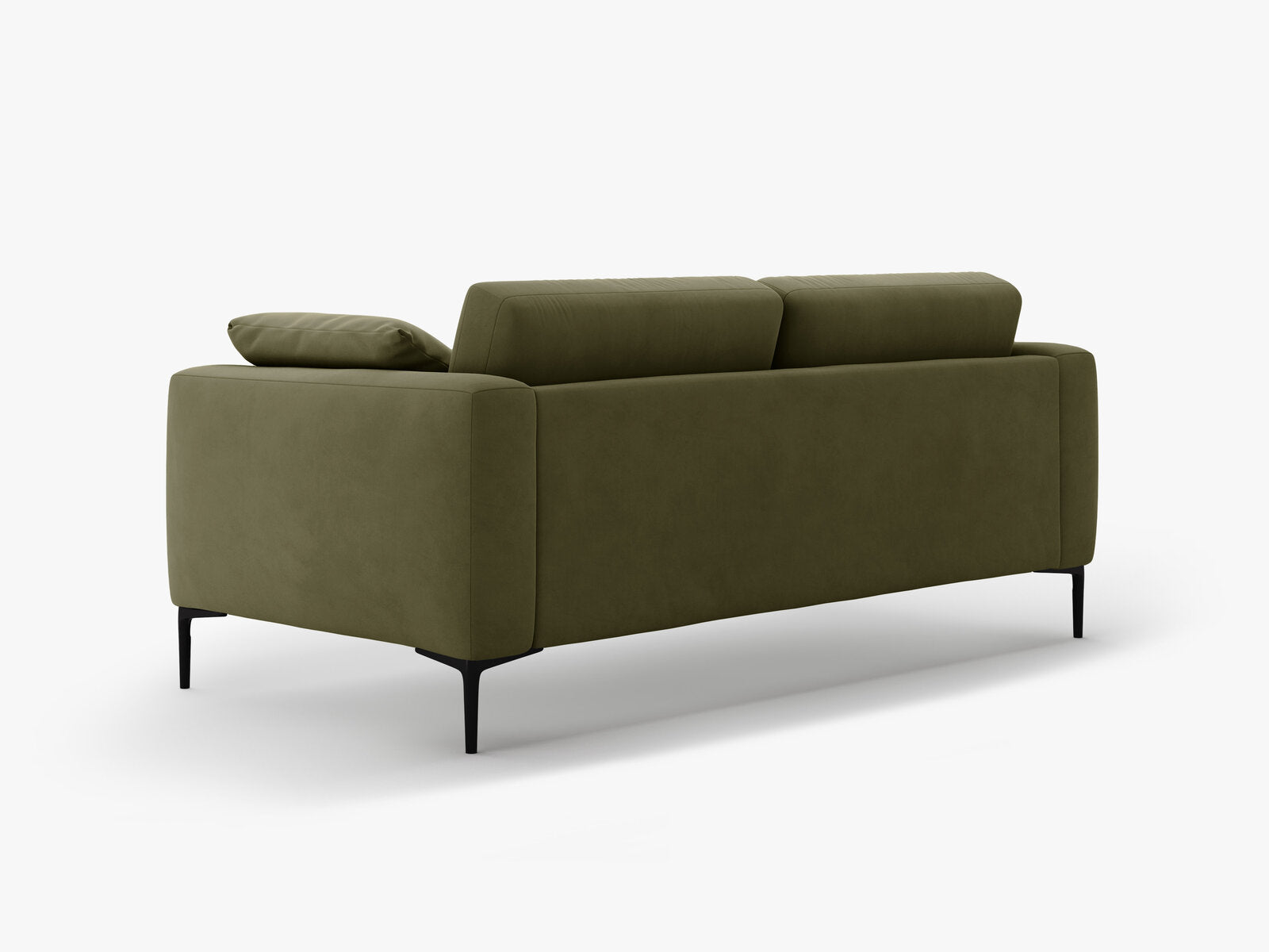 Micadoni Sofa Bemy 3-Sitzer Samt Grün