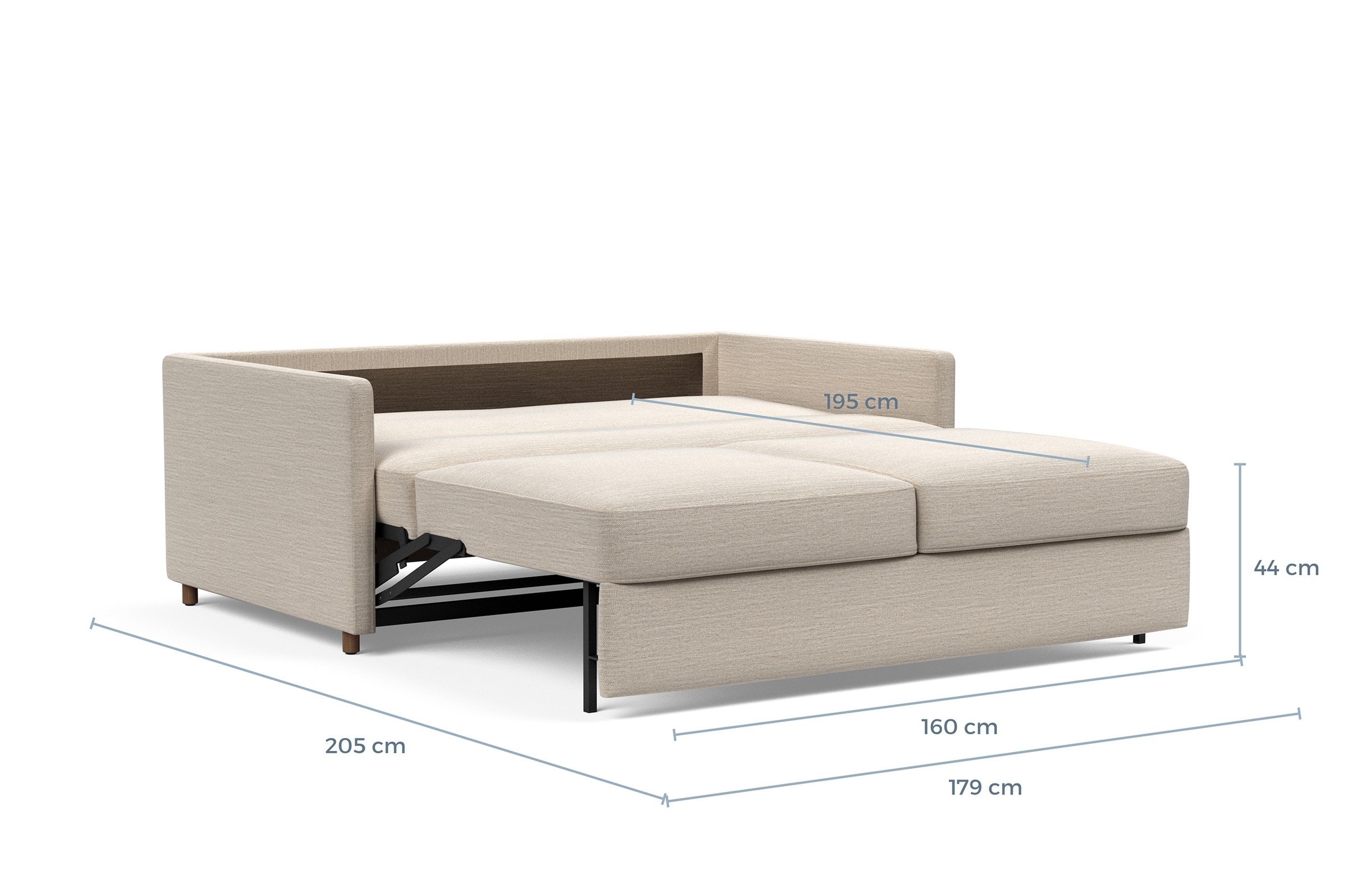 Schlafsofa Neah mit Slim-Armlehnen