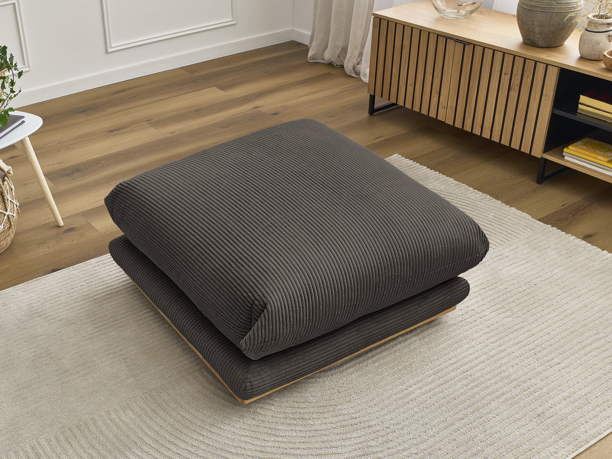 Bobochic Ernest Pouf Cordsamt Taupe