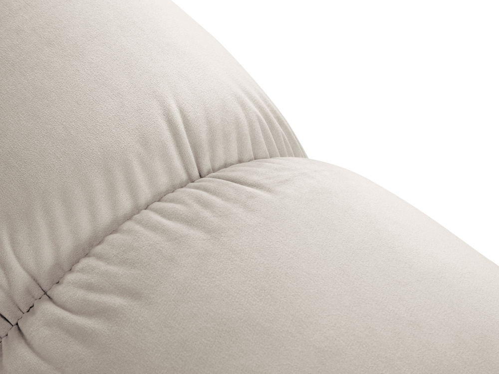 Cosmopolitan Design Modulares Ecksofa Cortina 4-Sitzer Samt Bluvel Dunkelbeige Links