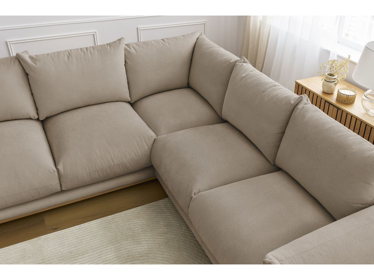 Bobochic Ernest Ecksofa Stoff Taupe