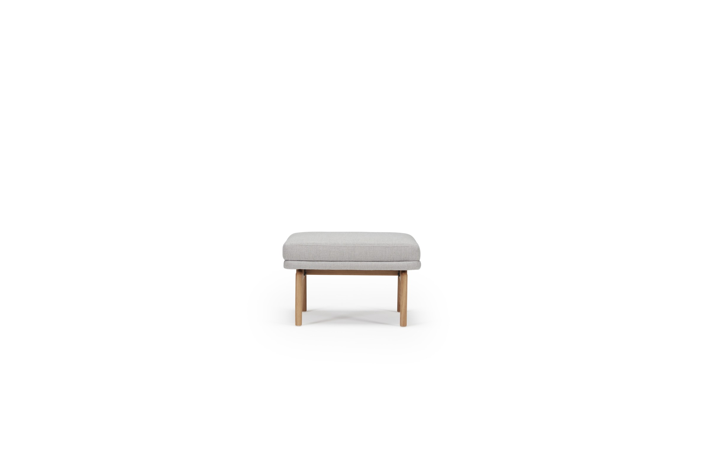 Hocker Arne Strukturierter Stoff Denari 487-Clean-Beige