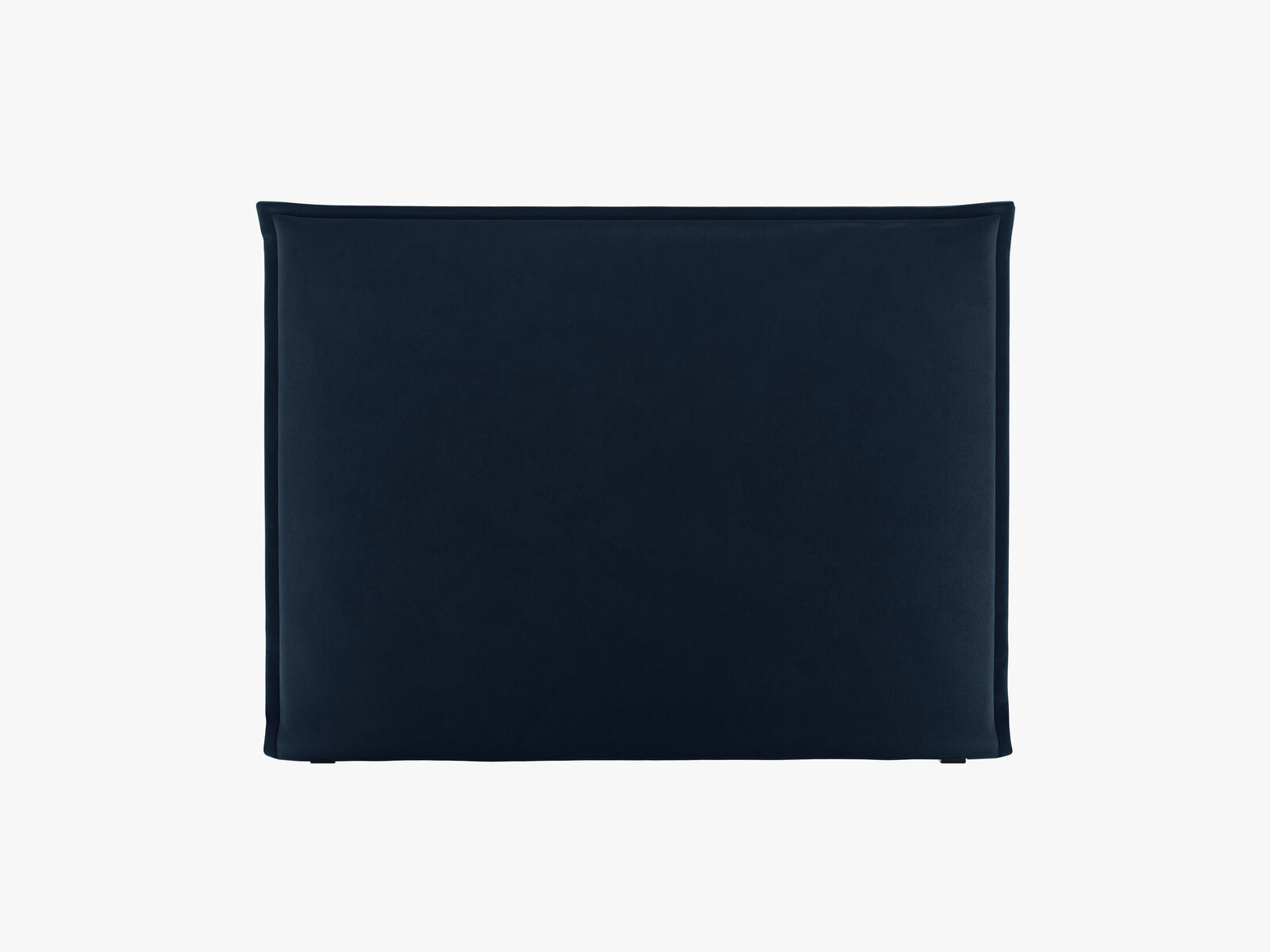 Micadoni Monica Samtiger Kopfteil 140 cm (H 120 cm) Samt Paris Dunkelblau 140x120