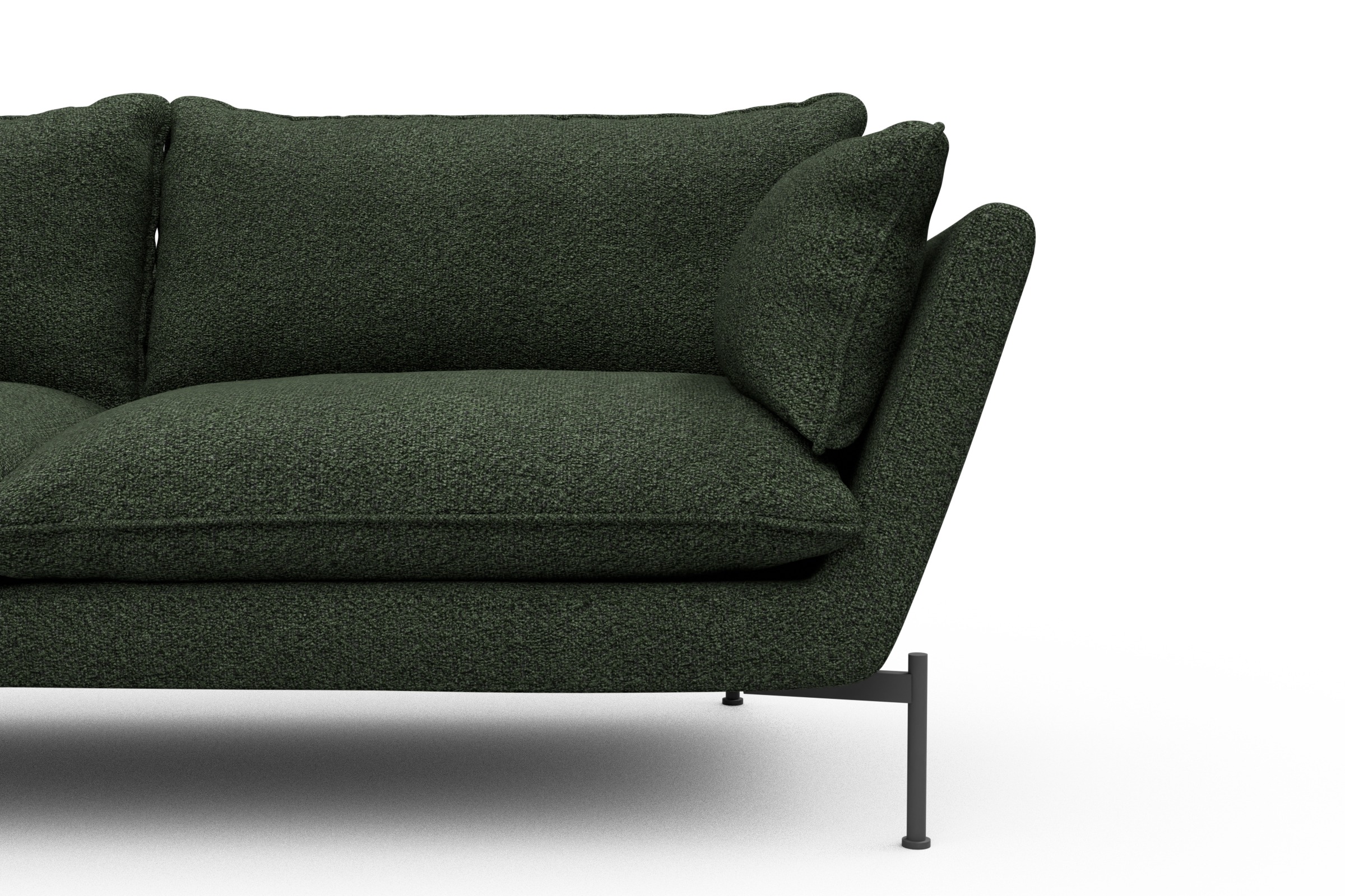 Sofa Anton PREMIUM 2-Sitzer Vanora-Deep-Green