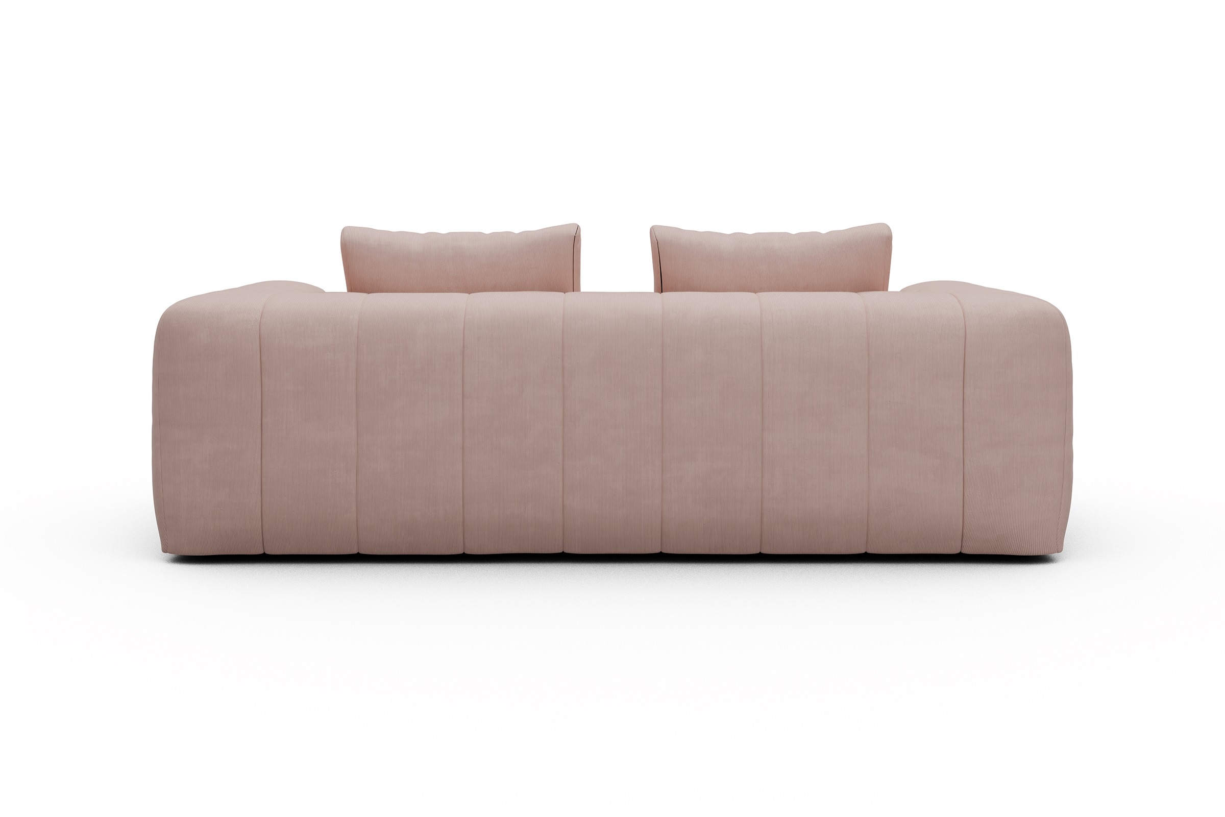 Sofa Hugo 3-Sitzer Cordufine-Blush