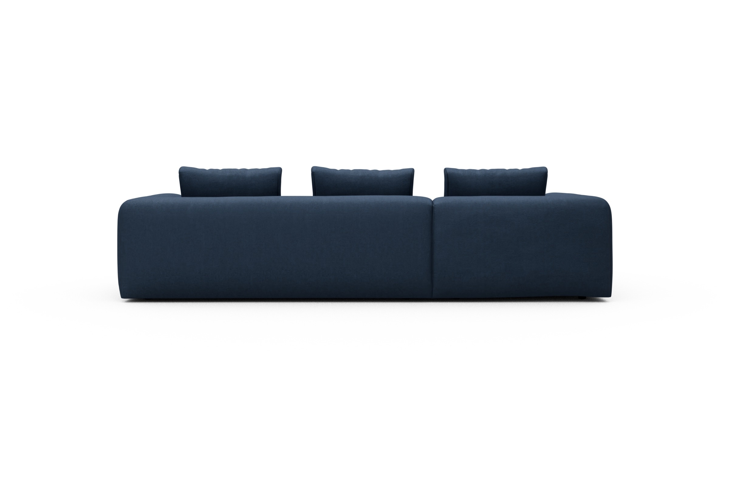 Ecksofa Fred Chaiselongue links mit 2,5-Sitzer Weda-Blue