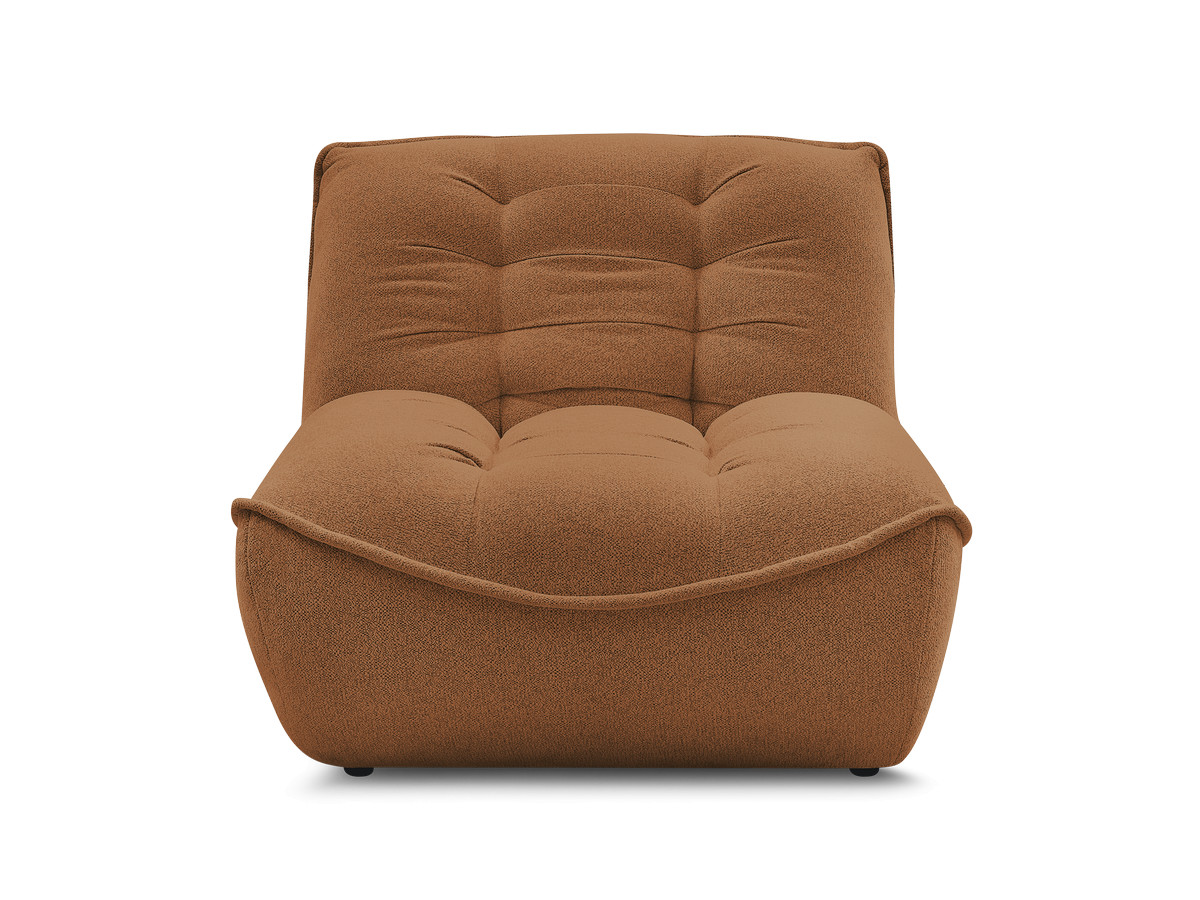 Bobochic Serena Sofamodul 1-Sitzer Melange-Stoff Orange