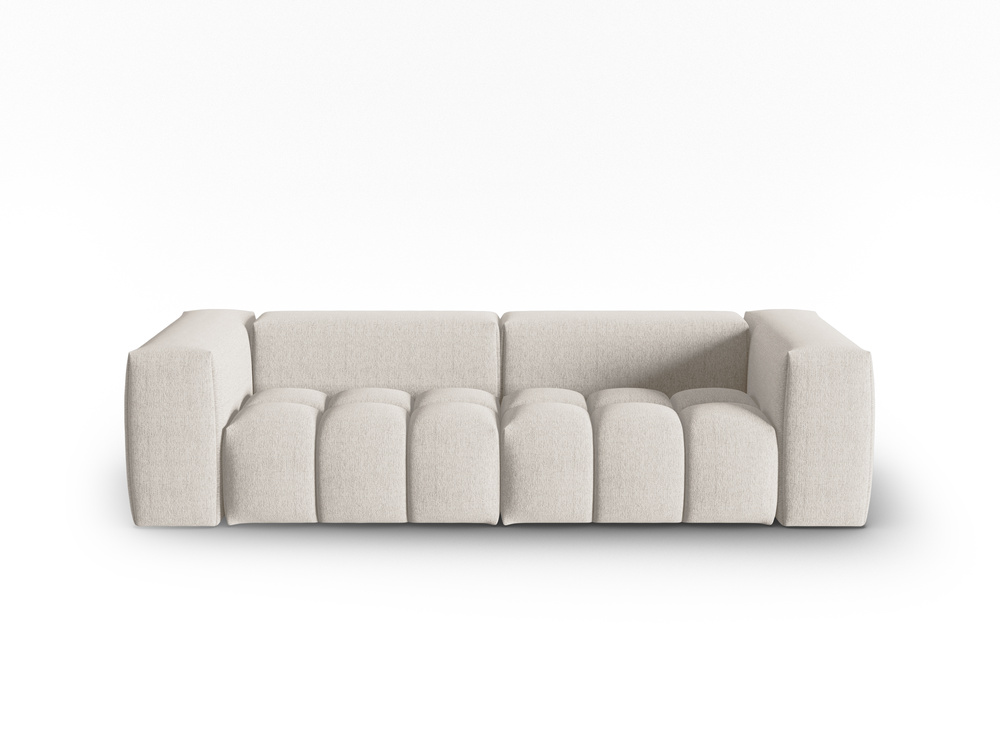 Cosmopolitan Design Sofa Verona 3-Sitzer Strukturierter Stoff Sorella Beige