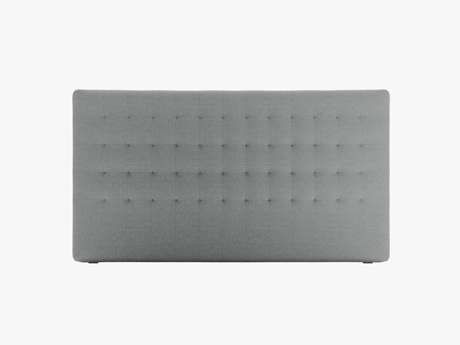 Micadoni Nova Samtiger Kopfteil 120 cm (H 95 cm) Strukturierter Stoff Liberty Grau 180x95