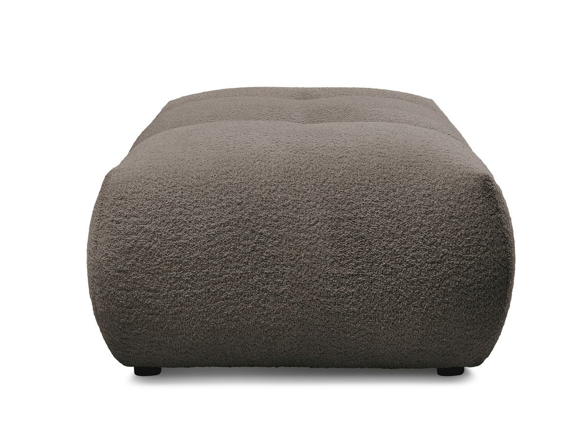 Bobochic Fuji Pouf Bouclé-Stoff Braun
