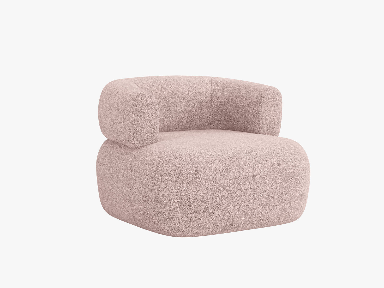 Micadoni Sessel Jenny Boucle Now or Never Puderrosa