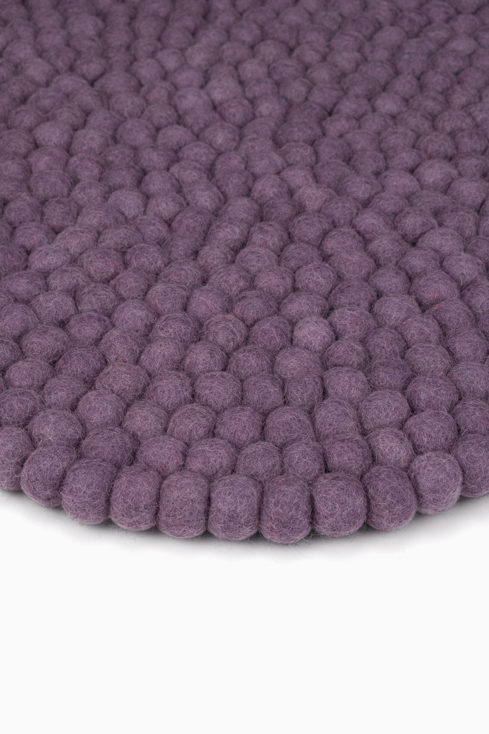 myfelt Frida Filzkugel-Sitzauflage Violett Ø 36 cm