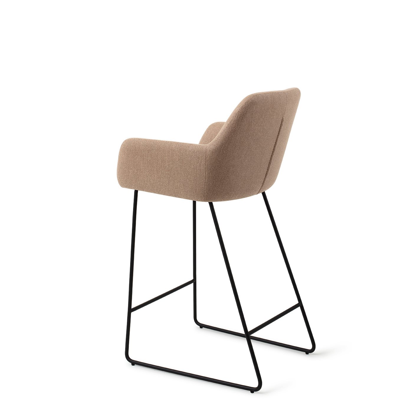 Jesper Home Barhocker Hiroo Whisper-Wheat Slide Schwarz Barhöhe (75cm)
