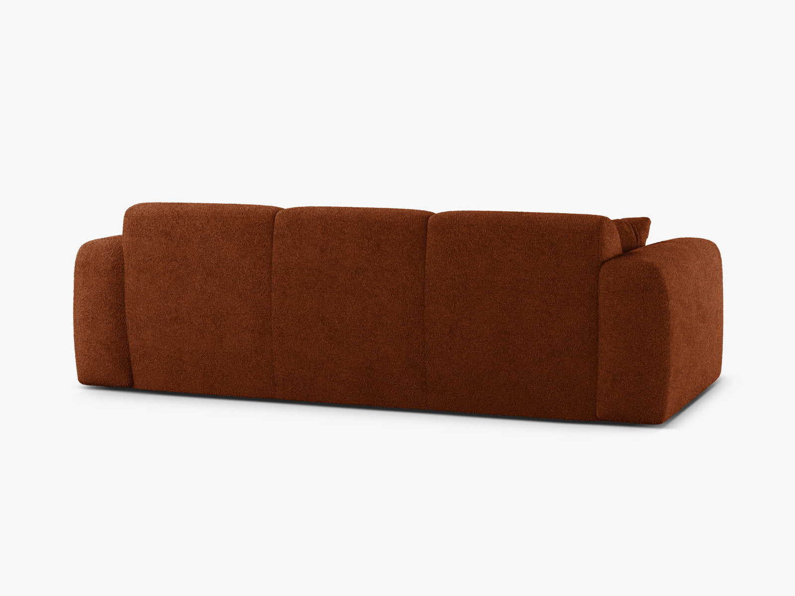 Micadoni Sofa Molino 3-Sitzer Boucle Baloo Braun